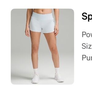 🍋Lululemon Speed up MR short 4”